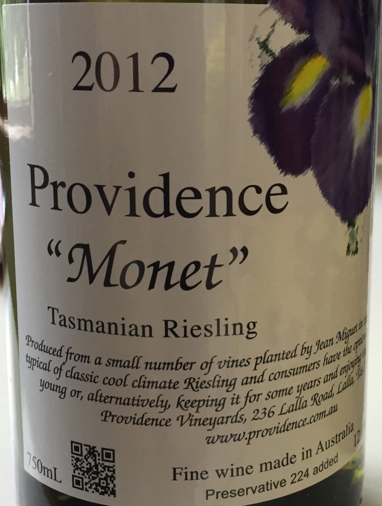2012 Providence Monet Riesling
